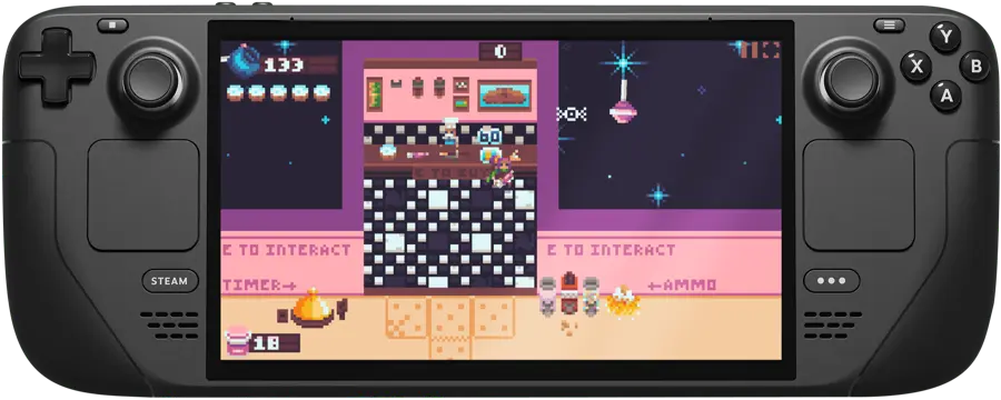 Bun's Bizzaaare Bakery Brawl!! running on the Steam Deck